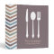 Retro Chevron Family Favorite Recipe Binder