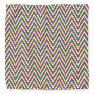 Retro Chevron Pattern Cool Bandana