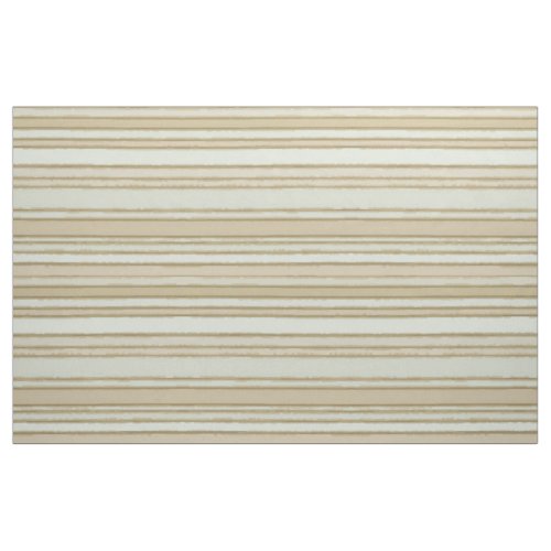 Retro Chic Beige Taupe Greige Stripes Pattern Fabric