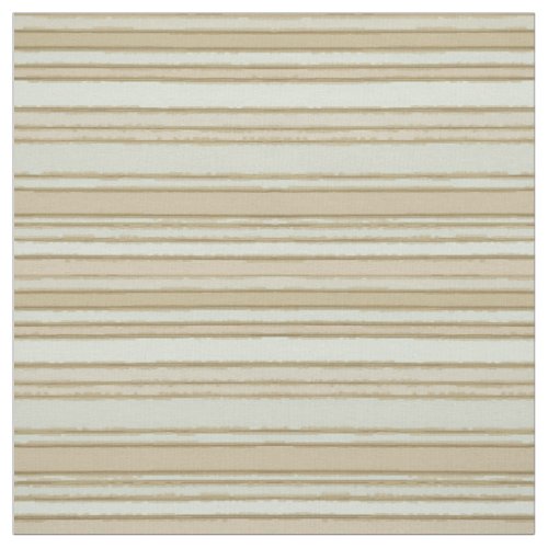 Retro Chic Beige Taupe Greige Stripes Pattern Fabric