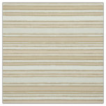 Retro Chic Beige Taupe Greige Stripes Pattern Fabric