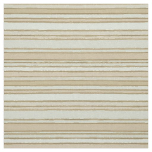 Retro Chic Beige Taupe Greige Stripes Pattern Fabric