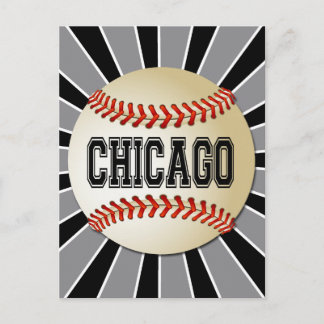 RETRO CHICAGO BASEBALL POSTCARD