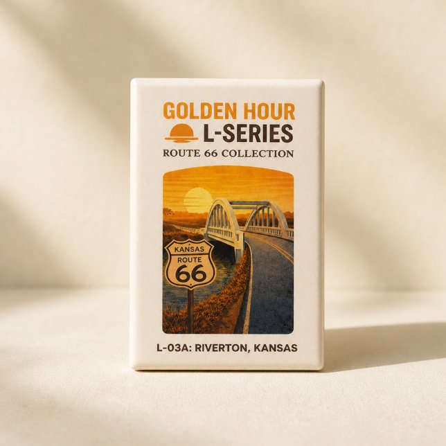 Retro Chicago Illinois Route 66 Start Landmark  Button (Creator Uploaded)