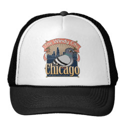 Customizable Chicago Pigeon Trucker Hat