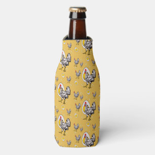 Retro Chickens Bottle Cooler
