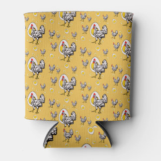 Retro Chickens Can Cooler