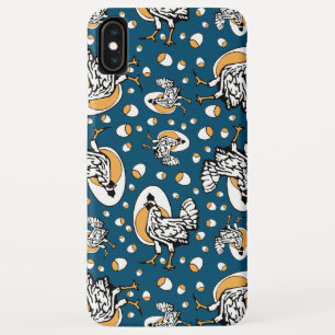 Retro Chickens iphone case