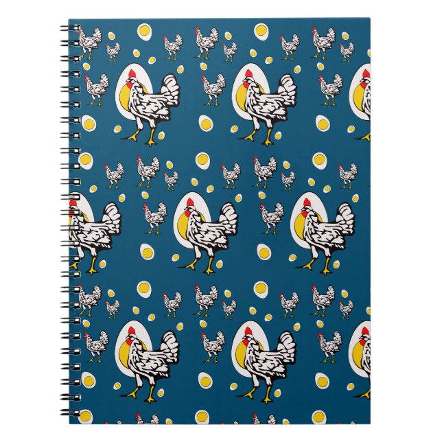 Retro Chickens Notebook (Front)