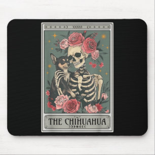 Retro Chihuahua Dog Lover The Moon Halloween , Wom Mouse Pad