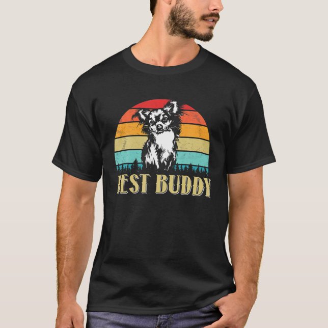 Retro Chihuahua Funny Men Women Kids T-Shirt (Front)