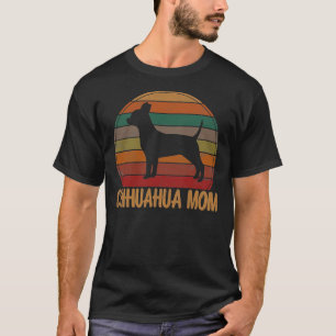 Retro Chihuahua Mom Chi Chi Dog Owner Mother Pet M T-Shirt