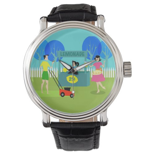 Retro Childrens Lemonade Stand Watch