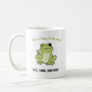 Retro Chill Frog Customizable Personality Vibe Mug