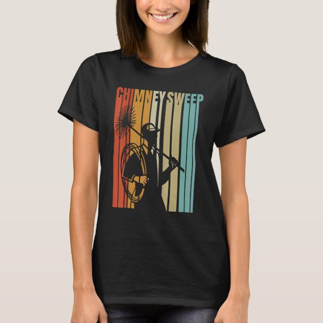 Retro Chimney Sweep T-Shirt (Front)