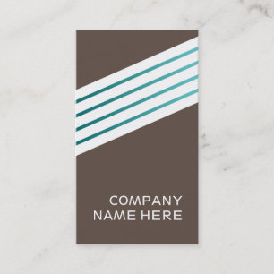 retro cholocate stripes business card