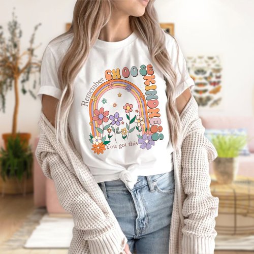 Retro Choose Kindness Shirt for Gif Choose Kind