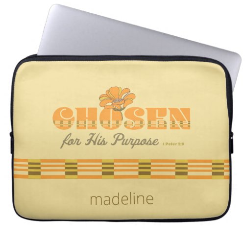 Retro Chosen For His Purpose 1 Peter 29 Laptop Sleeve