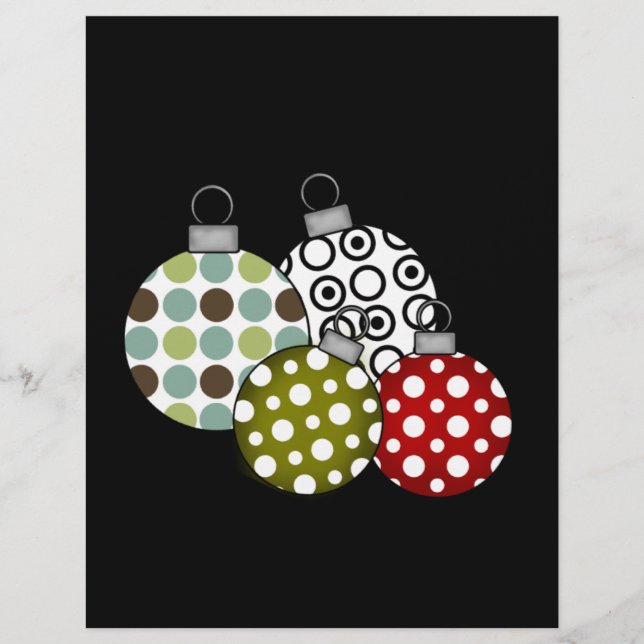 Retro Christmas Balls T-shirts and Gifts Flyer (Front)