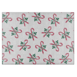 retro christmas candy cane cutting board