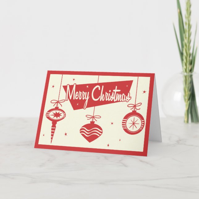 Retro Christmas Card (Front)