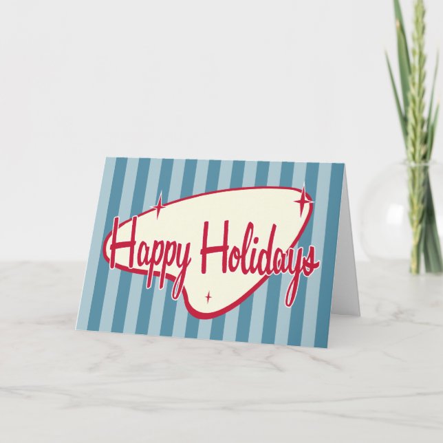 Retro Christmas Card (Front)