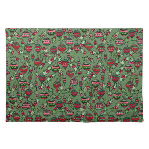 Retro Christmas Cloth Placemat
