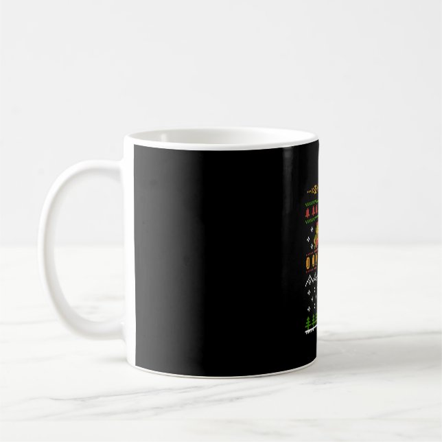 Retro Christmas  Coffee Mug (Left)