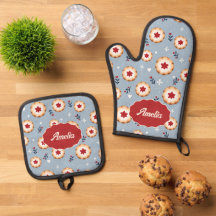Retro Christmas Cookies Holiday Baking Name