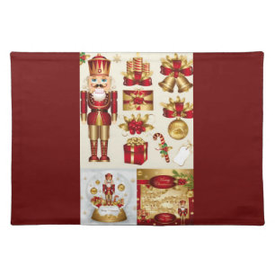 Retro Christmas design placemat