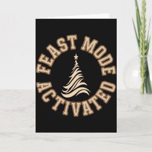 Retro Christmas Energy Card