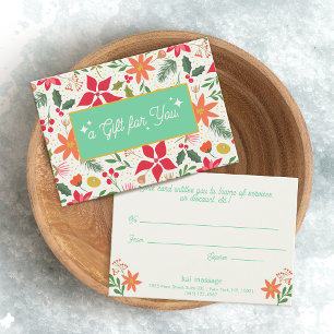 Retro Christmas Gift Certificate