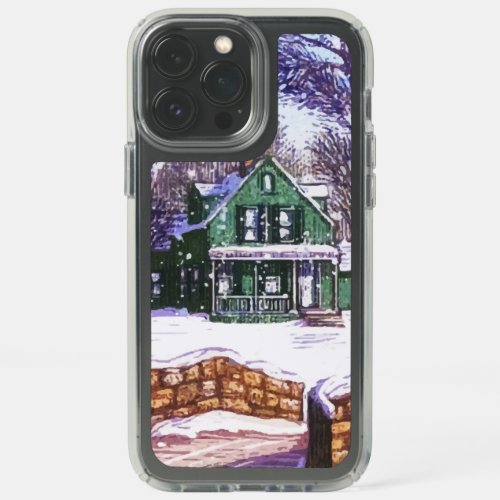 Retro Christmas Greenery Winter Home Road Speck iPhone 13 Pro Max Case