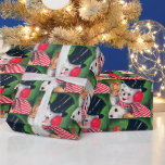 Retro Christmas Holiday snowman party wrap Wrapping Paper<br><div class="desc">design by www.etsy.com/Shop/VanityFlairDesign</div>