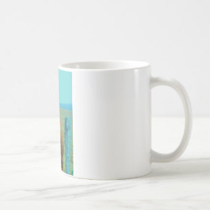 retro Christmas Horse Coffee Mug