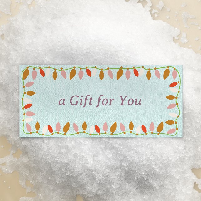 Retro Christmas Lights Gift Certificate (Creator Uploaded)
