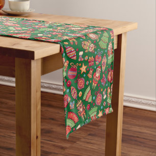 Retro Christmas Long Table Runner