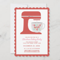 Retro Christmas Mixer | Baking Party