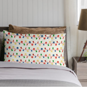 Retro Christmas ornaments reversible Pillow Case