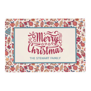 Retro Christmas Placemat