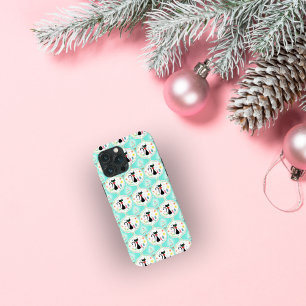 Retro Christmas Siamese Cat Ogee iPhone 13 Pro Max Case