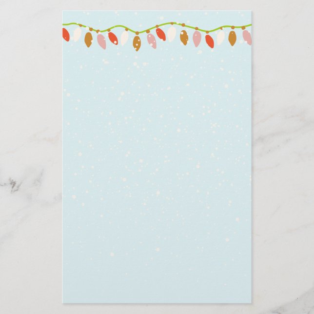 Retro Christmas  Stationery (Front)