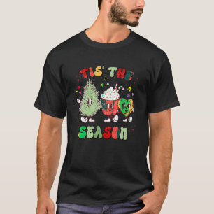 Retro Christmas Tis The Season Christmas Tree Coff T-Shirt