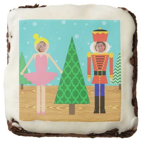 Retro Christmas Toy Parade Photo Brownies