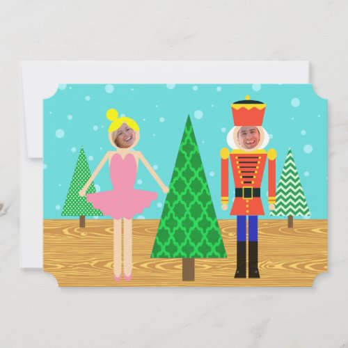 Retro Christmas Toy Parade Photo Card