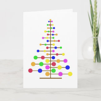 Retro Christmas Tree Card