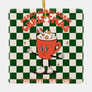Retro Christmas Tree Cookie Ornament