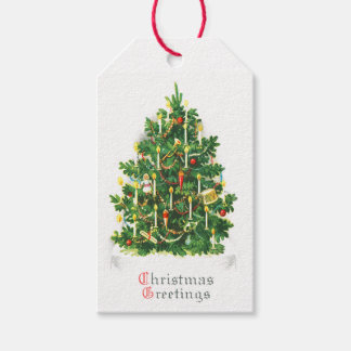 RETRO Christmas TREE Custom Gift Tags