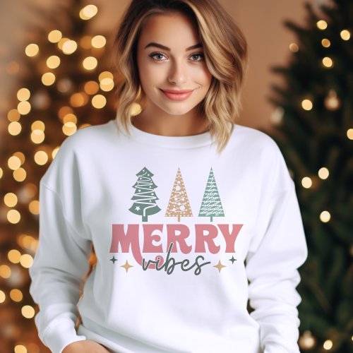 Retro Christmas Tree Sweatshirt