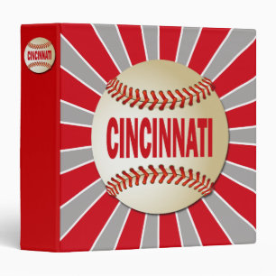 RETRO CINCINATTI BASEBALL BINDER